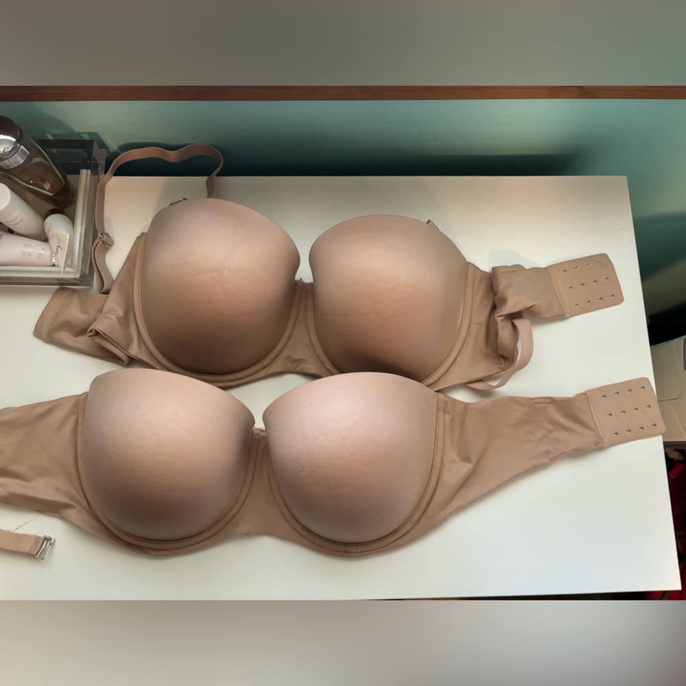 Aerie Sunnie Strapless Lightly Lined Bras (2)